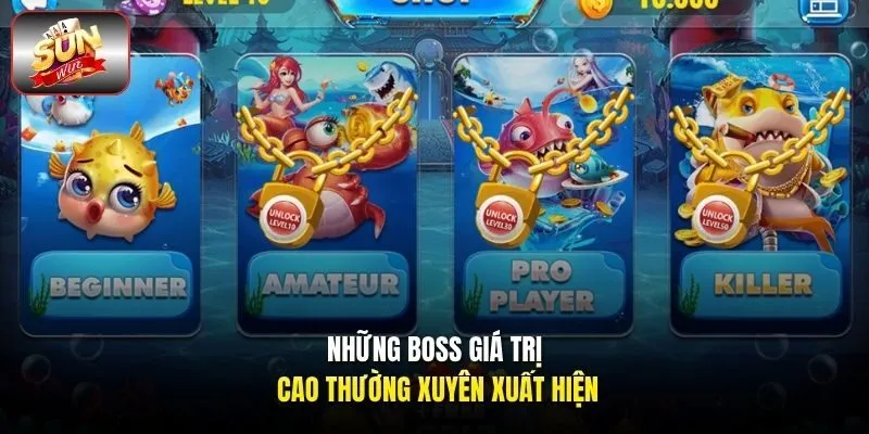 Những boss giá trị cao thường xuyên xuất hiện